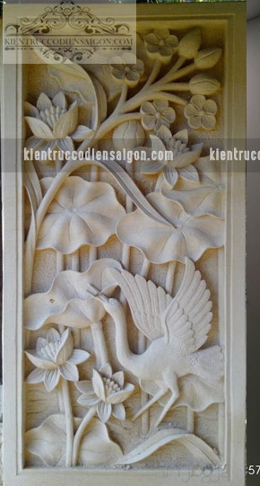 Decorative relief monuments